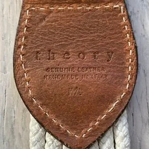 Theory leather and rope belt  M/L New without tag total length is 44” Theory | Accessories | Theory Leather And Rope Belt Ml New  main image 2